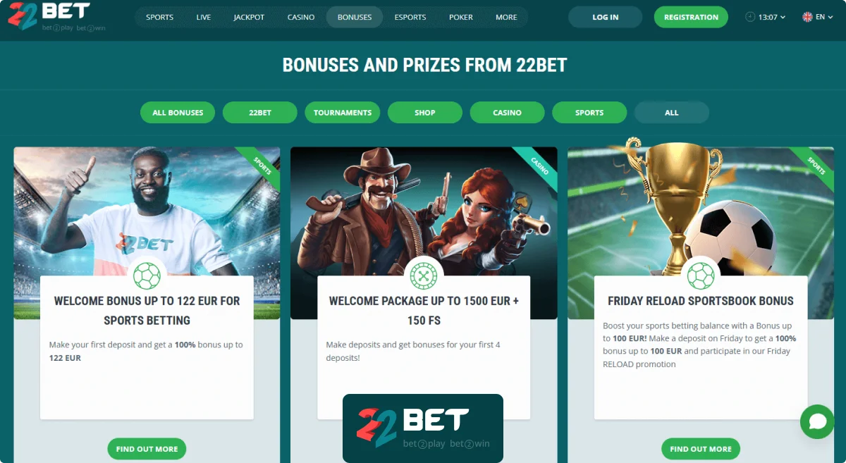 22Bet Promotions 22Bet Promotions